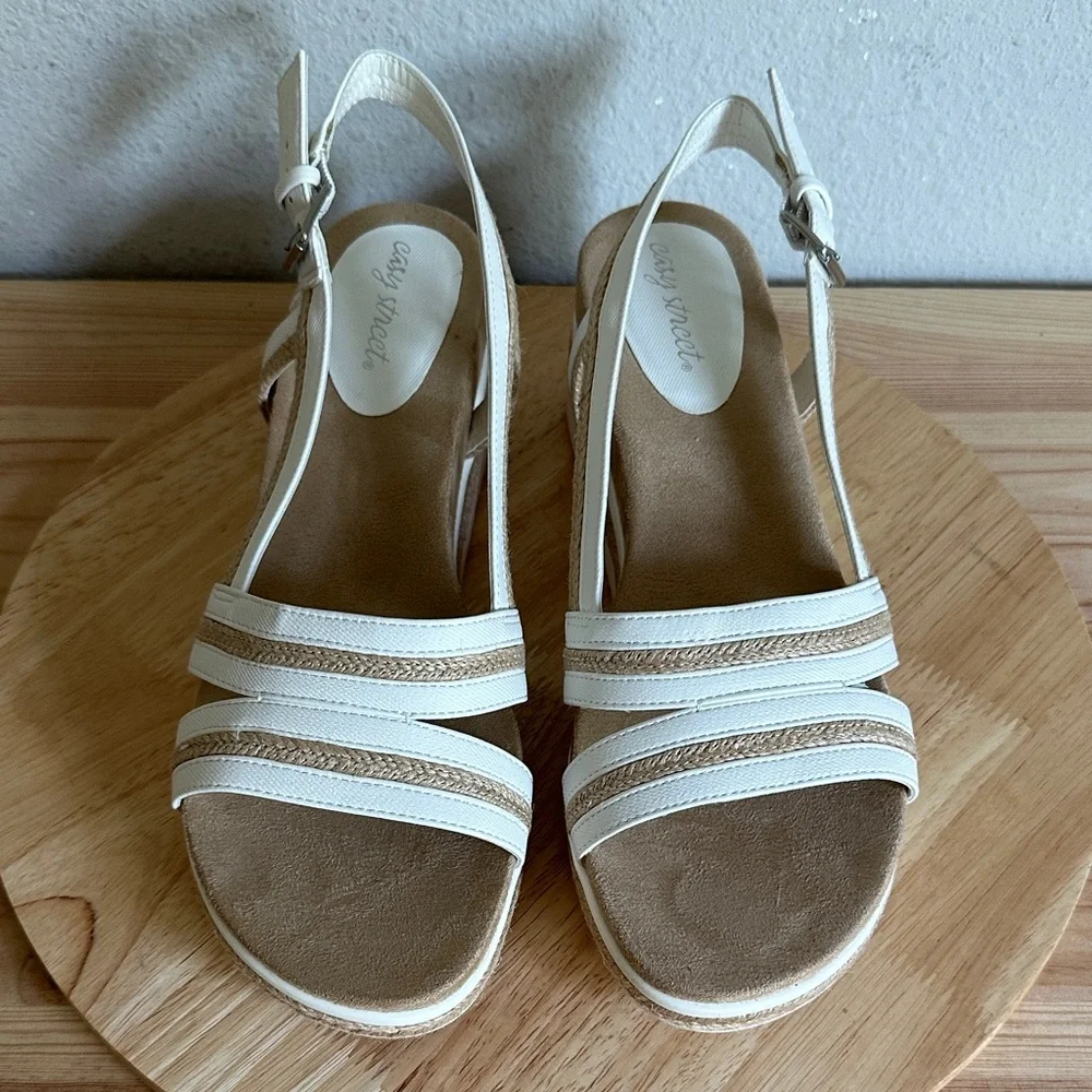 Easy Street Womens Mel Wedge Sandals